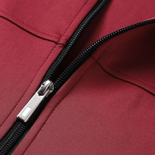 Miniatura 4 de Conjunto deportivo casual de manga larga para hombre, sudadera con cremallera completa, chaqueta y pantalones para correr, trajes de 2 piezas