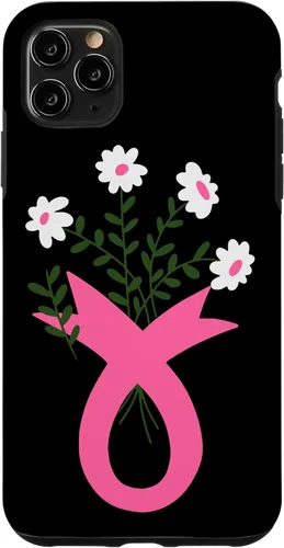 Miniatura 13 de Flower Jar Pink Ribbon Breast cancer Awareness Month Women Case for iPhone 16