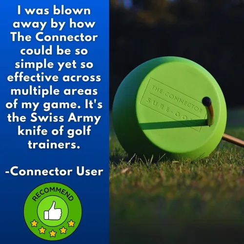 Miniatura 12 de The Connector Golf Training Aid - Entrenador de swing simple y eficaz para perfeccionar la mecánica, aumentar la precisión y mejorar tu juego El