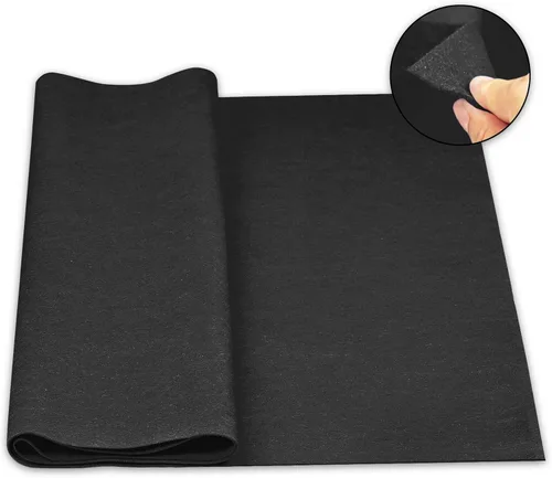 Miniatura 3 de Tela de fieltro de 1.8 mm de grosor 36" x 72" - Tela de fieltro suave y duradera por yarda, hojas de fieltro para manualidades, costura DIY, Negro