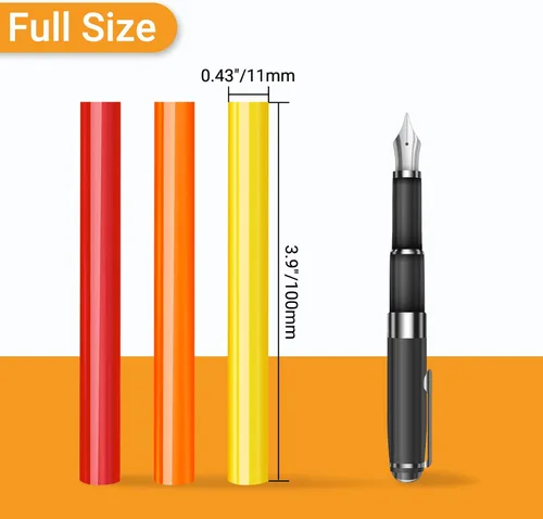 Miniatura 2 de Manarty Barras de pegamento caliente de colores tamaño completo, 48 unidades de 0.43 pulgadas de diámetro x 4 pulgadas de largo, 12 barras
