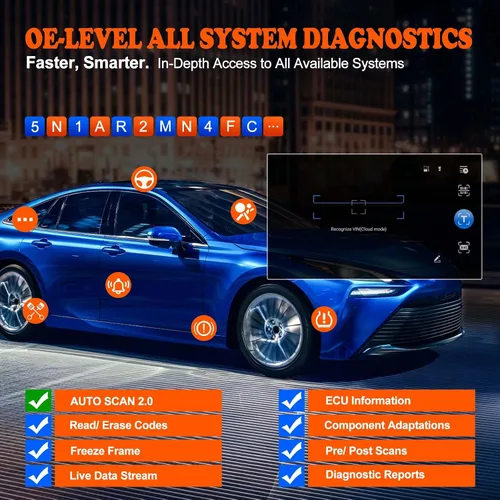 Miniatura 5 de Autel Herramienta de programación TPMS TS900, OS 11, igual que MX900TS MK900TS, más reciente de MS906TS TS608 MK808S-TS, herramienta de reinicio