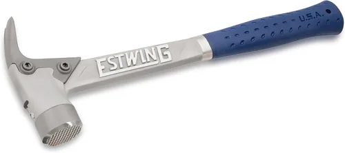 Miniatura 2 de ESTWING AL-PRO Martillo de Encuadre de Aluminio - 14 oz Garra Recta Rasgadora con Cara Fresada y Agarre de Reducción de Impactos - ALBLM