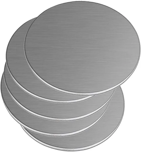 Miniatura 4 de 304 Acero inoxidable Placa Circular Disco Placa Plana Hoja Redonda Fila Metales Trabajando SS Soldadura Industria Materiales 0.020 in, Dia.3.2