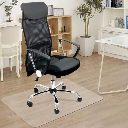 Miniatura 2 de Azadx - Alfombrilla grande de plástico transparente para silla de oficina, para suelo de madera dura o azulejos, rectangular, 48 x 59 pulgadas