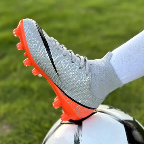 Miniatura 6 de Favdeol Tacos de fútbol para niños y niñas, zapatos de fútbol para entrenamiento de alta calidad, zapatos de fútbol para exteriores e interiores