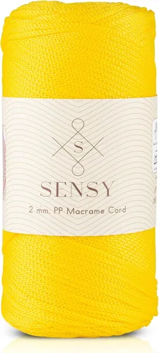 Miniatura 81 de Sensy Premium Cuerda de Poliéster de 2mm 251 Yardas Cuerda de Polipropileno 100% Cordón de Macramé 2mm Cordón para Bolsa de Ganchillo Cuerda