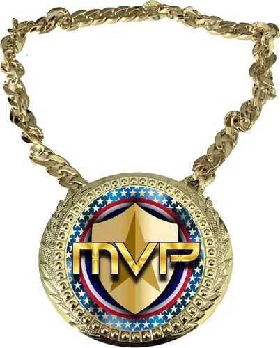 Express Medals Varios MVP Jugador Más Valioso Campeón Cadenas Premio Regalo Ganador Torneo Medalla Trofeo