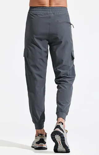 Miniatura 2 de Libin Pantalones deportivos ligeros para hombre de secado rápido para senderismo correr entrenamiento atletismo viajes golf casual para exteriores