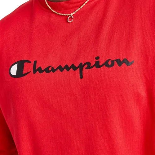 Miniatura 98 de Champion Sudadera de forro polar de peso medio con cuello redondo para hombre (regular o grande y alto)