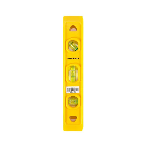 Miniatura 5 de Swanson Tool Co TBL001M Nivel de Caja de Herramientas Magnético con Marco de Aluminio de 12 pulgadas con Vial de Inclinación, Vistas de Lectura
