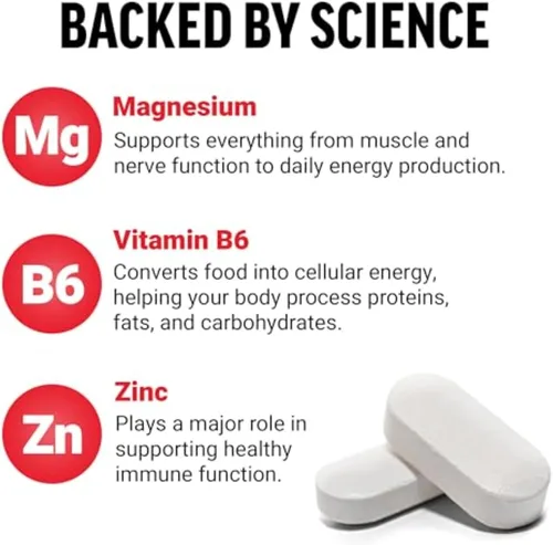 Miniatura 3 de Force Factor Aspartato de zinc y magnesio, suplemento de zinc y magnesio para mejorar la recuperación muscular y el rendimiento, promover un mejor