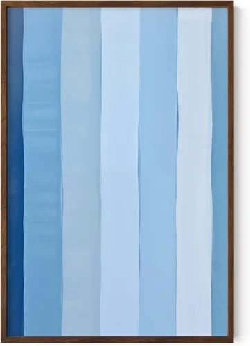 Miniatura 175 de HAUS AND HUES Arte abstracto moderno para pared, arte de sala de estar azul y verde, obra de arte moderna para paredes, imagen minimalista para sala