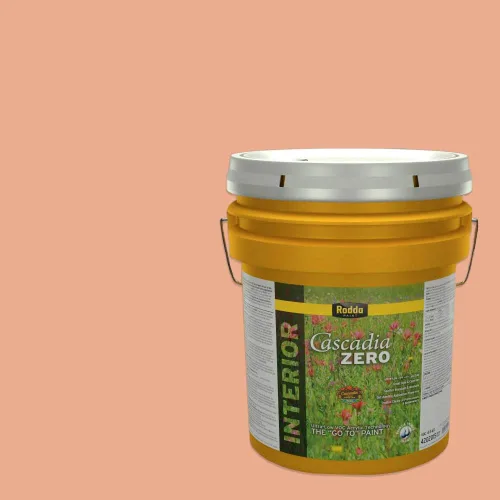 Miniatura 225 de Rodda Paint CASCADIA ZERO - Pintura plana e imprimación para interiores en uno, cuarto de galón, crema de ballet