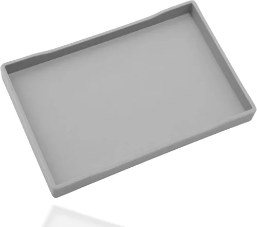 Miniatura 19 de Mini bandeja negra pequeña (8 x 4 pulgadas) para encimera de cocina, baño para artículos de tocador, accesorio de café, bar, condimentos