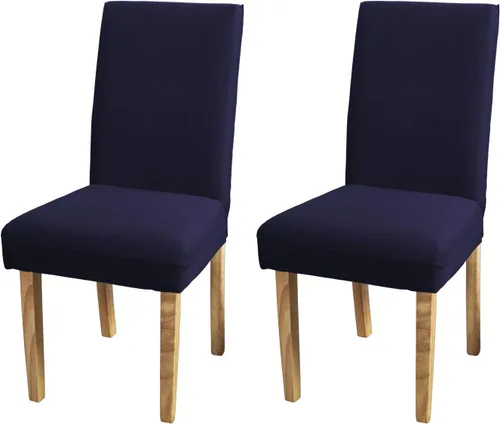 Miniatura 13 de Funda protectora para silla de comedor, lavable, extraíble, de elastano