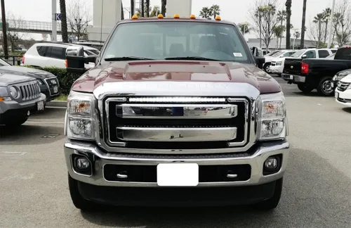 Miniatura 6 de iJDMTOY Kit de barra de luz LED de 30 pulgadas de montaje en rejilla superior compatible con Ford F250 F350 Super Duty 2011-2016, incluye (1) barra