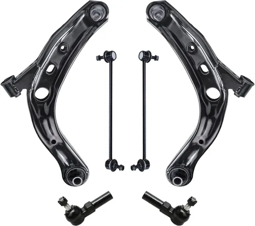 Miniatura 173 de Detroit Axle - Kit de extremo delantero para Chrysler 300 Dodge Charger Challenger 2011-2023, 2 brazos de control inferiores traseros 2 varillas