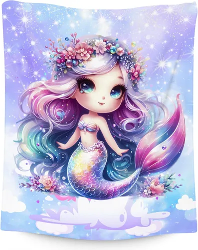 Miniatura 13 de Manta de dinosaurio para niñas, bonita manta para niños, manta de forro polar cómoda de franela para sofá, 40 x 50 pulgadas Azul