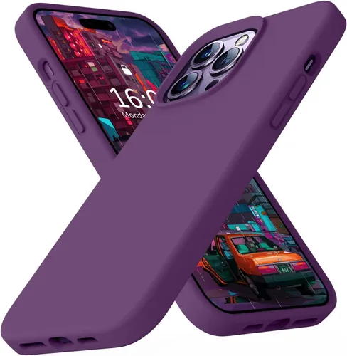 Miniatura 103 de Funda compatible con iPhone 13 de 6.1 pulgadas, de silicona líquida premium [forro de microfibra suave antiarañazos], goma de gel, protección Uva