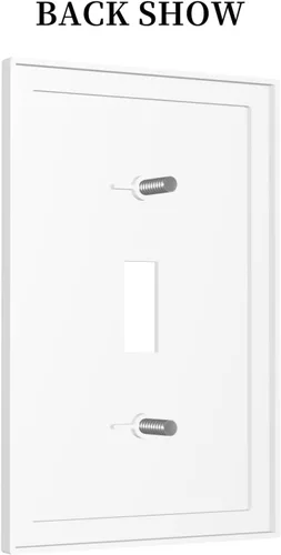 Miniatura 593 de Placa Decorativa de Pared de Granja Rústica con Cuerno de Madera para Puerta de Granero 1 Banda Duplex Cubiertas de Toma Eléctrica Soltera
