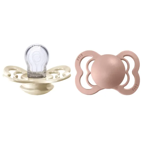 Miniatura 13 de BIBS Supreme Chupete para Bebé Paquete de 2 Hecho en Dinamarca Chupete Tranquilizador Sin BPA, Pezón Simétrico. Silicona, Talla 1 (0-6 Meses)