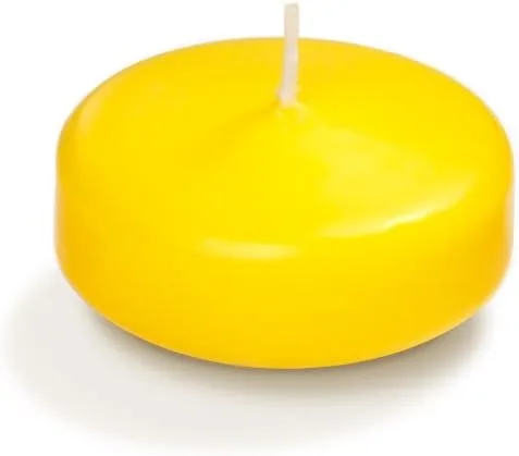 Miniatura 72 de yummi Caja de 18 velas flotantes color rojo rubí de 3 pulgadas