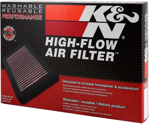 Miniatura 8 de K&N Filtro de aire del motor: Alto rendimiento, Premium, Powersport Filtro de aire: Se adapta a SUZUKI 2007-2012 (GSX1300BK B-King) SU-1348