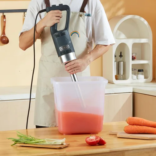 Miniatura 8 de VEVOR Batidora de Inmersión Comercial, 750W 16" Mezclador de Mano de Servicio Pesado, Mezclador de Barra de Cocina de Velocidad Variable