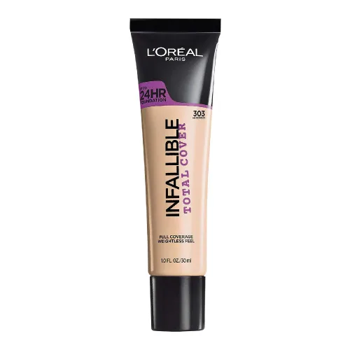 Miniatura 10 de L'Oreal Paris cosméticos base infalible de cubierta total, Tan clásiico Bronceado clásico 310