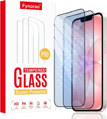 Miniatura 18 de Paquete de 2+2 protectores de pantalla de vidrio mate de privacidad y protector de lente de cámara para iPhone 15, película de vidrio templado mate