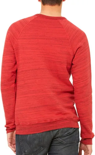 Miniatura 5 de Bella Canvas Sudadera de forro polar de esponja con cuello redondo (3901), Gris oscuro (Dark Grey Marble Fleck), M