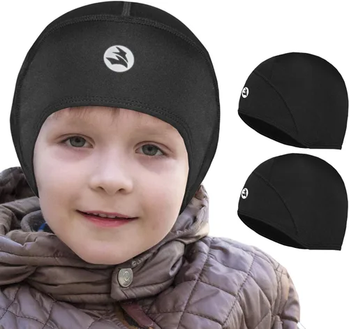 Miniatura 9 de EMPIRELION Casco térmico para niños, diseño de calavera, ligero, para deportes juveniles, para correr, para niños, niñas y niños