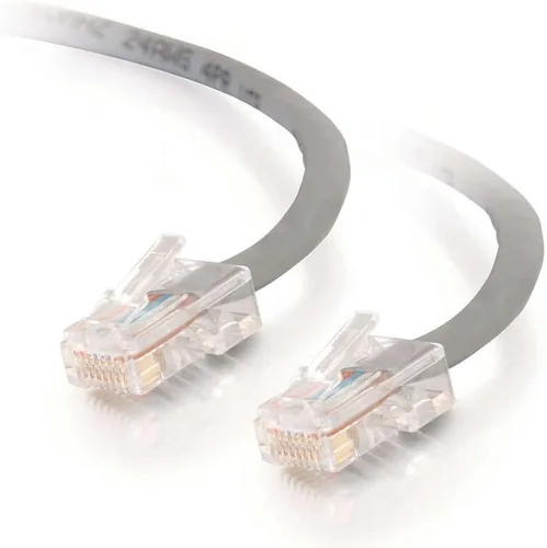 Miniatura 120 de C2G 24494 Cable cruzado Cat5e - Cable de conexión de red sin blindaje sin arranque, naranja (3 pies, 3.0 ft)