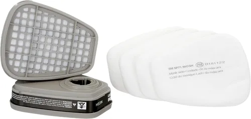 Miniatura 3 de 3M Kit de suministro de rendimiento, contiene 1 par de cartuchos y 2 pares de filtros P95, cartuchos de repuesto para 3M serie 6000, para proyectos