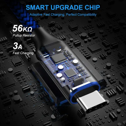 Miniatura 2 de etguuds Paquete de 5 cables USB A a USB C (3/3/6/6/10 pies), cable de carga rápida tipo C para iPhone 17 16 15 Pro Max Plus Air, Samsung Galaxy S25