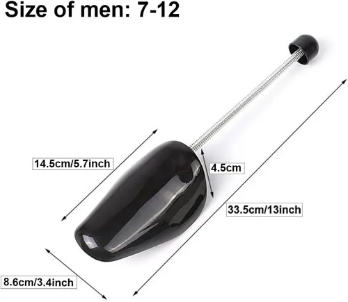 Miniatura 2 de EchoDone 10 pares de plástico para zapatos de árbol moldeador para hombres