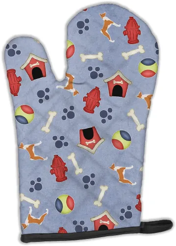 Miniatura 132 de Caroline's Treasures BB4872OVMT - Guante de horno de Navidad Affenpinscher resistente al calor, grueso para sartenes calientes y horno, manopla