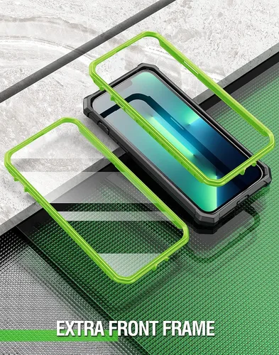 Miniatura 5 de Poetic Guardian Series - Funda diseñada para iPhone 13 Pro Max de 6.7 pulgadas, híbrida de cuerpo completo, a prueba de golpes, con protector