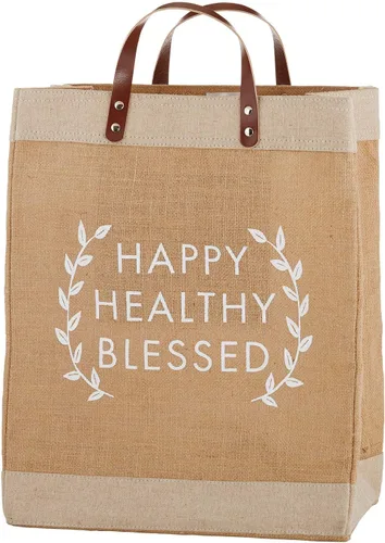 Miniatura 7 de Creative Brands Faithworks - Bolsa de mano inspiradora para el mercado de yute