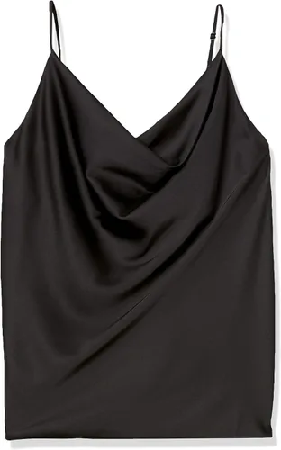Miniatura 8 de The Drop Camiseta elástica sedosa con cuello de vaca Christy para mujer