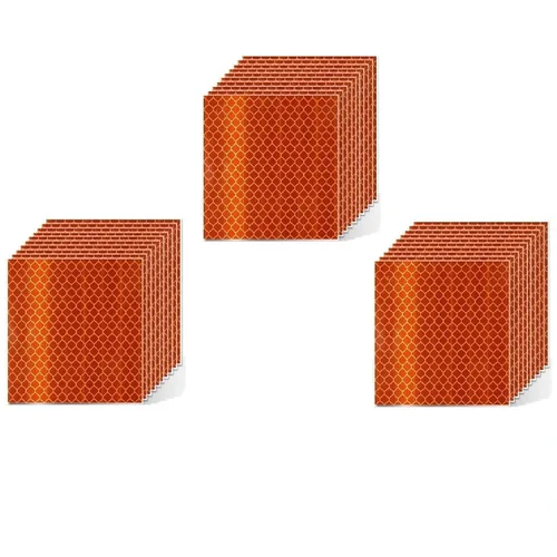 Miniatura 35 de Cinta reflectante blanca de 4 pulgadas, adhesivo de seguridad de advertencia impermeable para exteriores (10 pies)