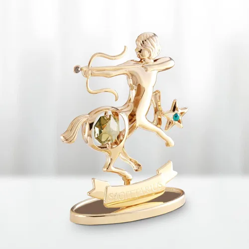 Miniatura 3 de CRYSTOCRAFT Regalo de sagitario, adorno de constelación con cristal austriaco, adorno de cristal de signo del zodiaco, colección de decoración