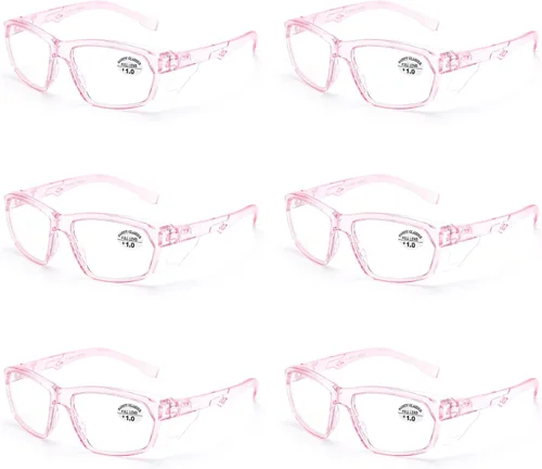Miniatura 109 de ProtectX Elegantes gafas de seguridad antivaho y resistentes a los arañazos, gafas de protección UV, lentes de bloqueo de luz azul para hombres