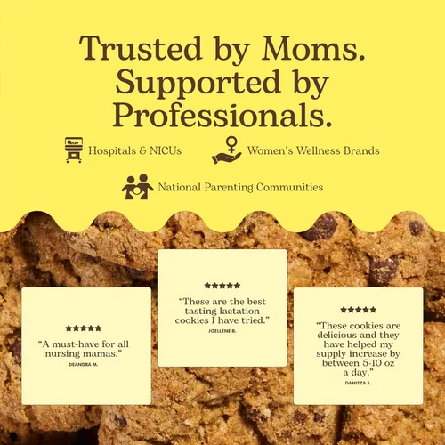 Miniatura 9 de Miracle Mama Milkookies - Galletas de lactancia para lactancia materna – Aperitivos de lactancia materna con chispas de chocolate de avena – Sin