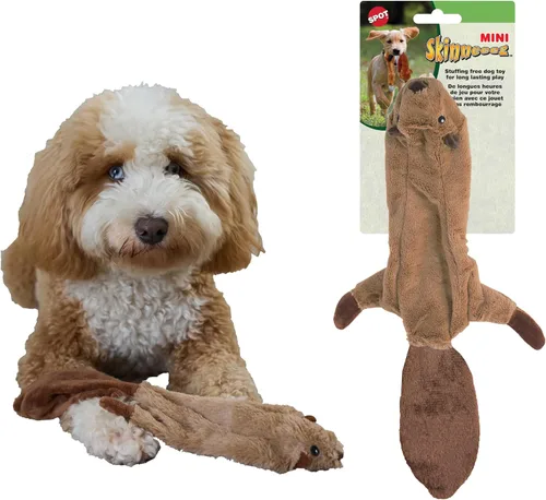 Miniatura 32 de SPOT Skinneeez - Juguete para perros sin relleno con chirriador para todos los perros. Juguete de tira y afloja para razas pequeñas y grandes. 23