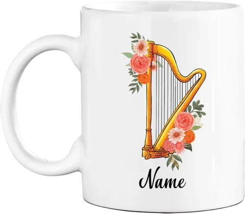 Miniatura 12 de Taza de café de acordeonista personalizada, 11 o 15 onzas, taza blanca para músico, regalo para los amantes del acordeonista
