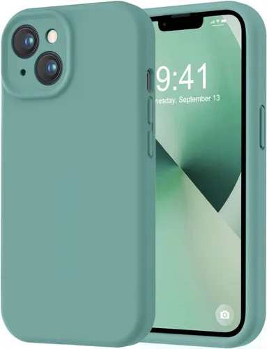 Miniatura 259 de LOVE 3000 Compatible con Funda para iPhone 15, [Cámara de Cobertura Completa de Silicona Suave] [Protección contra Caídas de 8 pies], Forro de Negro