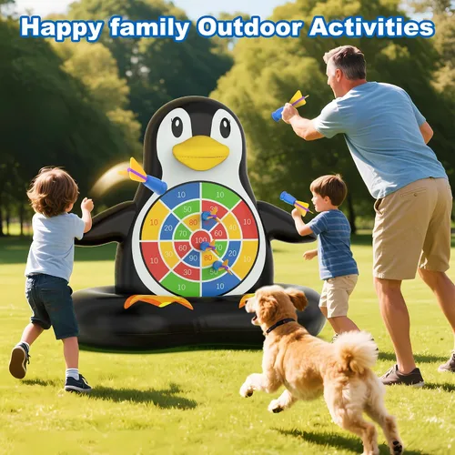 Miniatura 8 de MOONTOY Fun Pool Toys, Inflatable Dart Board Floating Water Game for Kids Ages 4-8 8-12, Outdoor Backyard & Beach Games for Boys Girls Teens and