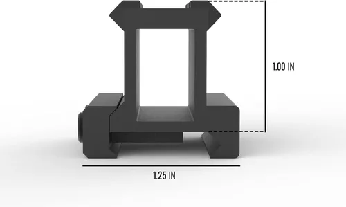 Miniatura 2 de Monstrum Lockdown V3 Picatinny - Soporte elevador con base de tope de retroceso 1.5 pulgadas de longitud